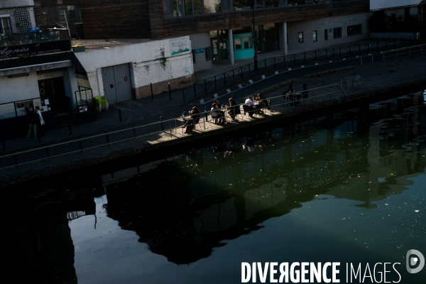 Pantin : Les berges du Canal de l Ourcq