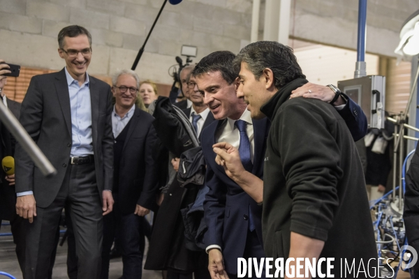 Manuel VALLS, 1er deplacement dans le doubs pour les primaires de la gauche.