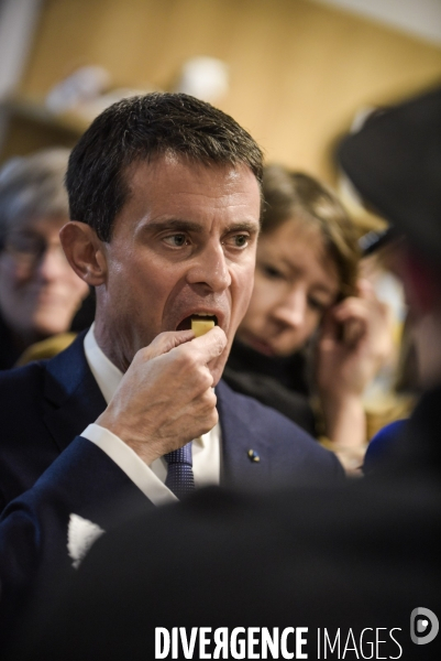 Manuel VALLS, 1er deplacement dans le doubs pour les primaires de la gauche.