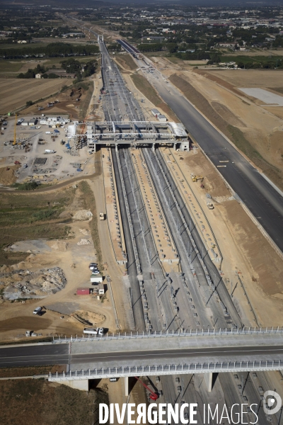 Autoroute A9 et LGV