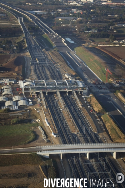 Autoroute A9 et LGV