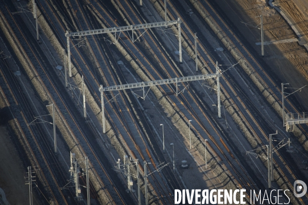 Autoroute A9 et LGV