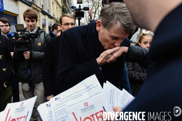 Vincent Peillon. Campagne pour les Primaires citoyennes.