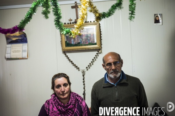 Refugiés chretiens d Erbil.