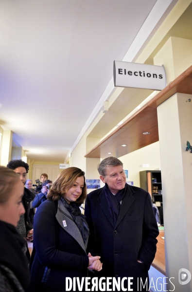 Déplacement de Vincent Peillon au Marché de Daumesnil