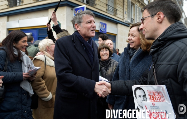 Déplacement de Vincent Peillon au Marché de Daumesnil