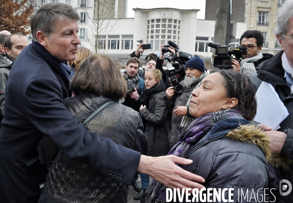 Déplacement de Vincent Peillon au Marché de Daumesnil