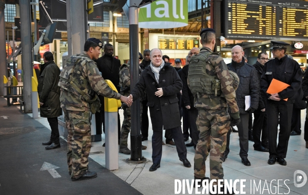 Militaire gare de Lyon