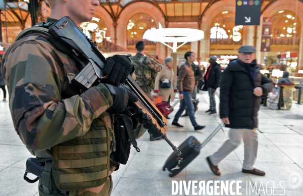 Militaire gare de Lyon