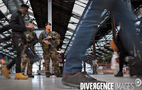 Militaire gare de Lyon