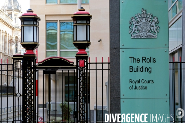 Londres.Le Rolls building a  la cour royale de justice