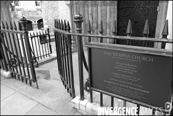 Londres.L eglise du Temple construite par les chevaliers du Temple au 12 eme siecle