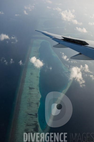 Maldives vues du ciel