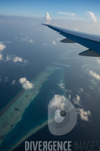 Maldives vues du ciel