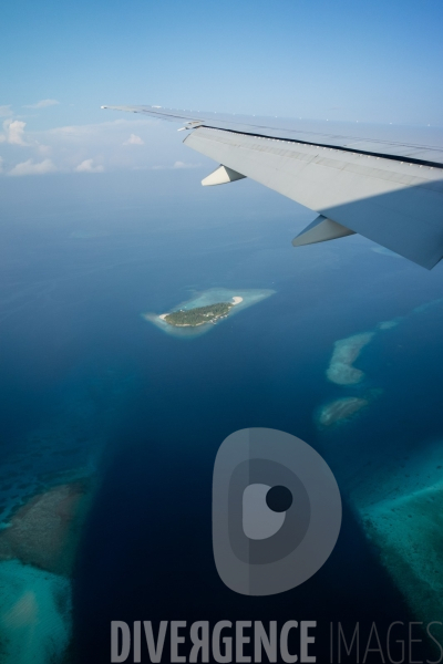 Maldives vues du ciel