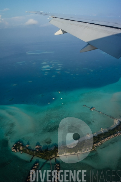 Maldives vues du ciel