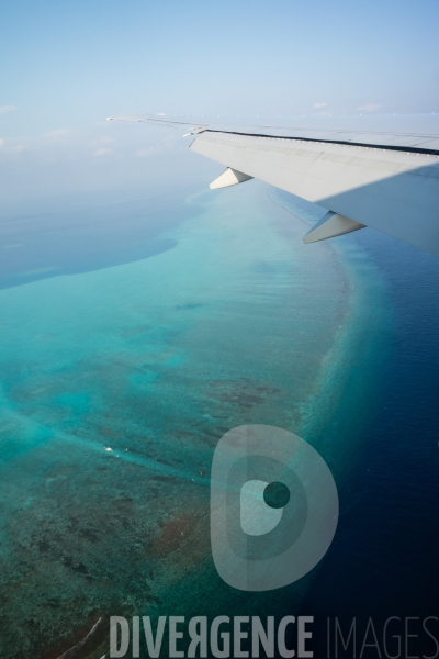 Maldives vues du ciel