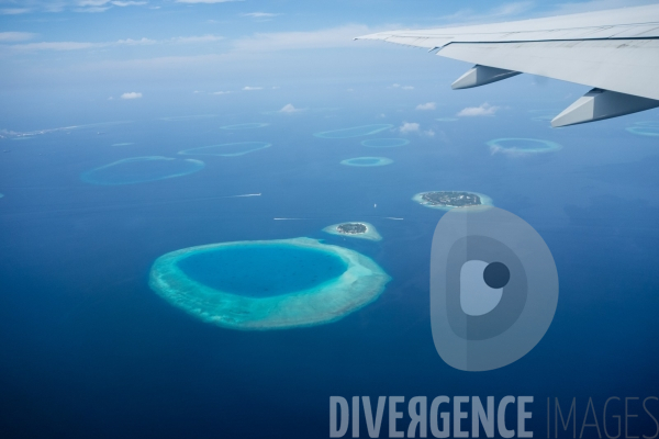 Maldives vues du ciel