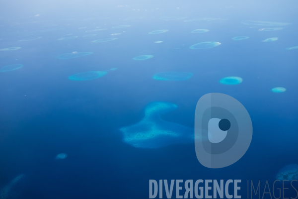 Maldives vues du ciel