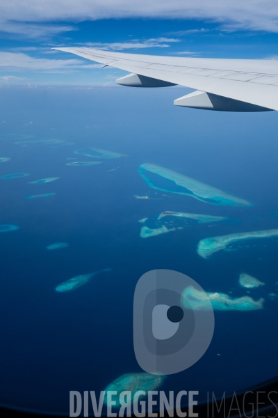 Maldives vues du ciel