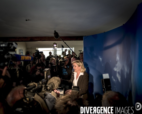 Candidature de Marine Le Pen a Henin Beaumont pour l election legislative 2012
