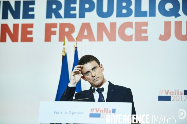 Manuel Valls dévoile son programme présidentiel