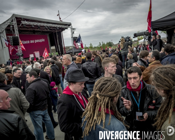 Reunion publique du Front de Gauche a Mericourt