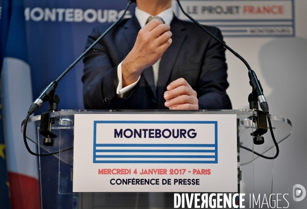 Arnaud Montebourg présente son manifeste économique pour une société du travail