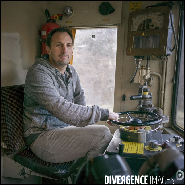 Le train jaune un hiver sans neige