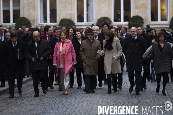 Elysée, voeux du gouvernement.