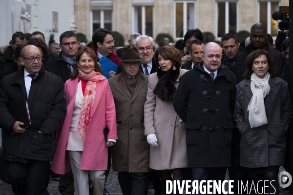 Elysée, voeux du gouvernement.