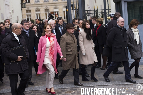 Elysée, voeux du gouvernement.