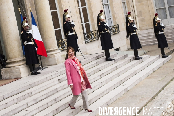 Elysée, voeux du gouvernement.