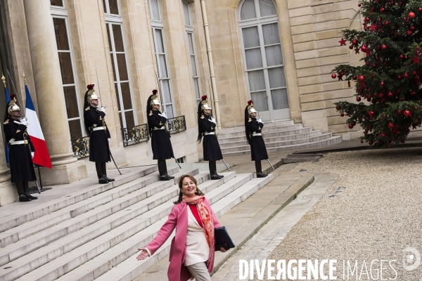 Elysée, voeux du gouvernement.