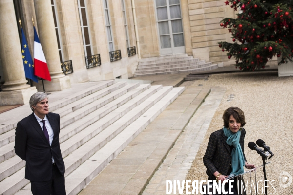 Elysée, voeux du gouvernement.