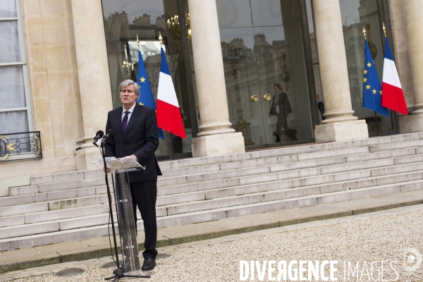 Elysée, voeux du gouvernement.