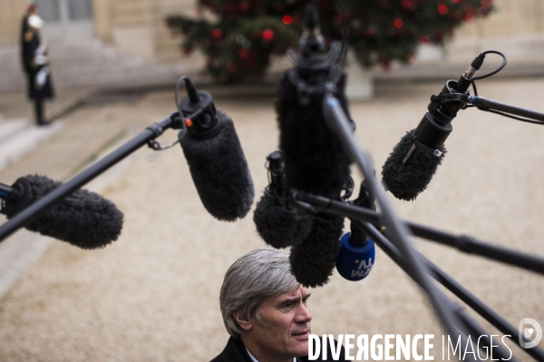 Elysée, voeux du gouvernement.