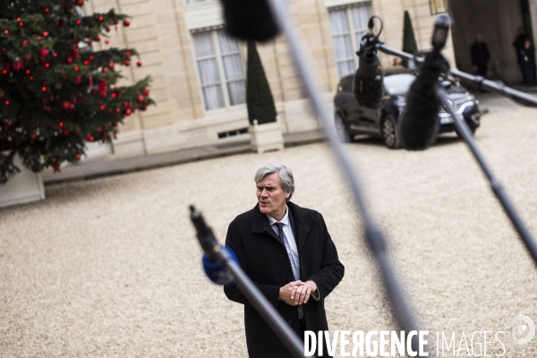 Elysée, voeux du gouvernement.