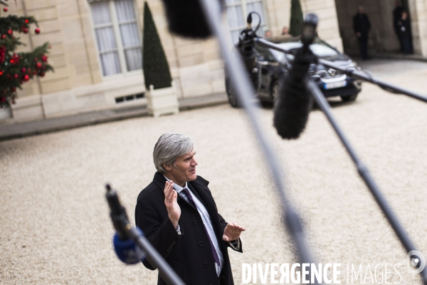 Elysée, voeux du gouvernement.