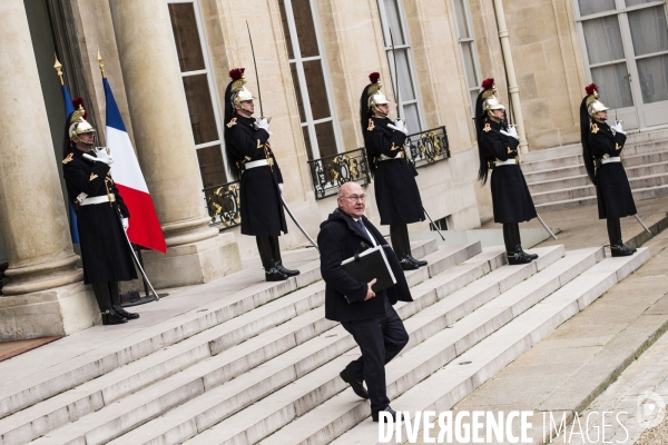 Elysée, voeux du gouvernement.