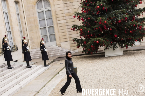 Elysée, voeux du gouvernement.
