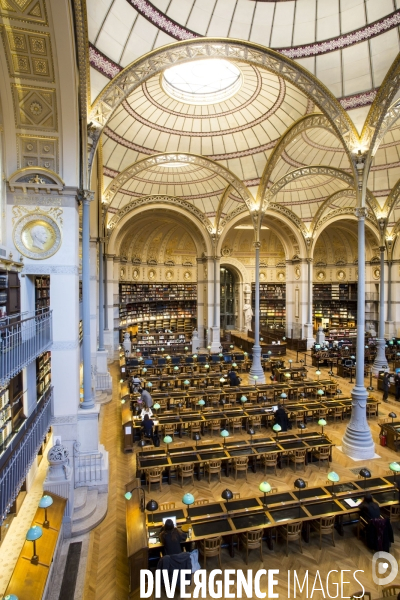 Ouverture de la bibliothèque de l Institut National d Histoire de l Art ( INHA ) sur le site Richelieu de l ancienne Bibliothèque Nationale de France BNF