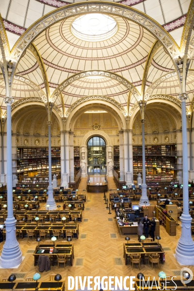 Ouverture de la bibliothèque de l Institut National d Histoire de l Art ( INHA ) sur le site Richelieu de l ancienne Bibliothèque Nationale de France BNF
