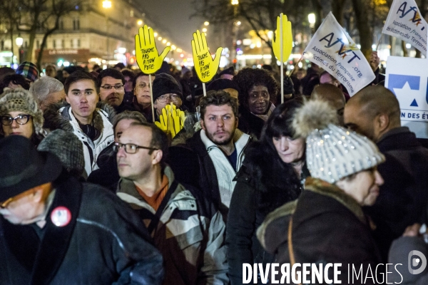 Hommage aux Victimes des attentats de Janvier 2015 de Paris et Montrouge