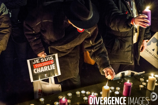 Hommage aux Victimes des attentats de Janvier 2015 de Paris et Montrouge