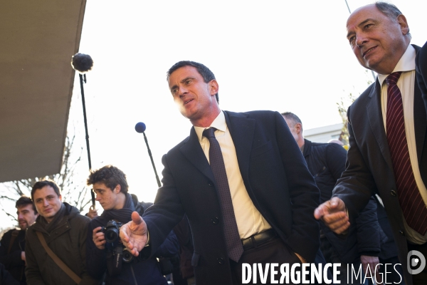 Manuel Valls à Cachan