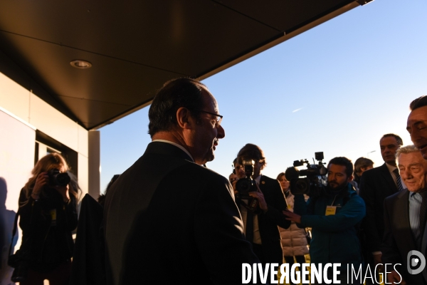 Déplacement de François Hollande en Corrèze