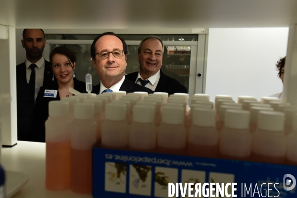 Déplacement de François Hollande en Corrèze