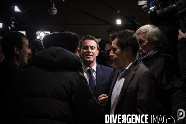 Manuel VALLS, 1er deplacement dans le doubs pour les primaires de la gauche.