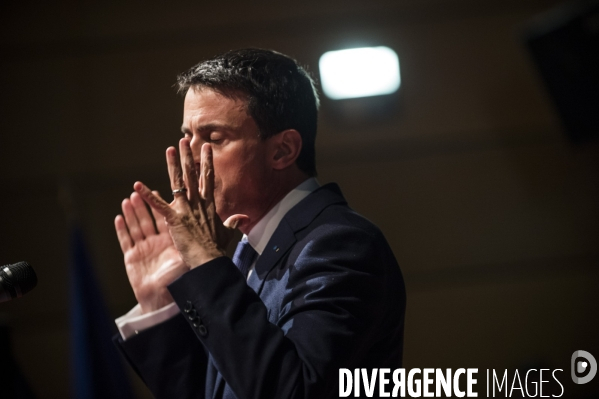 Manuel VALLS, 1er deplacement dans le doubs pour les primaires de la gauche.